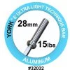 York Barbell “Ultra-Lite” Aluminum Weight Bar