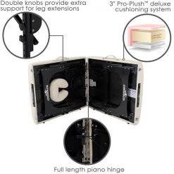 Earthlite Therapy Methods Stronglite Premier Portable Massage Table Package