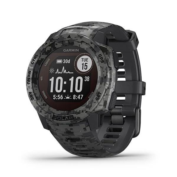 Garmin Instinct Solar Sportsman Camo Edition GPS Smartwatch 1 Garmin Instinct Solar Sportsman Camo Edition GPS Smartwatch