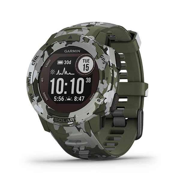 Garmin Instinct Solar Sportsman Camo Edition GPS Smartwatch 2 Garmin Instinct Solar Sportsman Camo Edition GPS Smartwatch