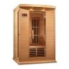 Maxxus Saunas Maxxus 2-Person Low EMF FAR Infrared Sauna (Canadian Hemlock) Heat Therapy