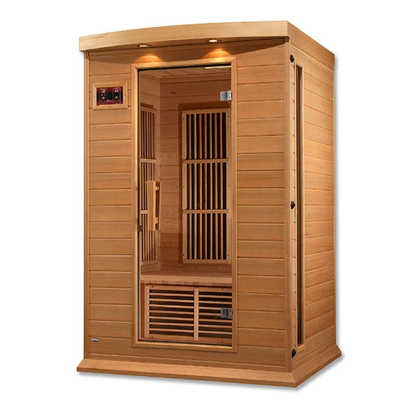 Maxxus Saunas Maxxus 2-Person Low EMF FAR Infrared Sauna (Canadian Hemlock) Heat Therapy 3 Maxxus Saunas Maxxus 2-Person Low EMF FAR Infrared Sauna (Canadian Hemlock) Heat Therapy
