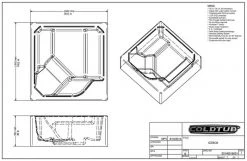 Cold Plunge Therapy Coldtub Icebox | 5-7 Person Cold Plunge Tub