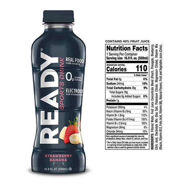 Ready Nutrition Sports Drink - 16oz Vitamins & Supplements 8 Ready Nutrition Sports Drink - 16oz Vitamins & Supplements