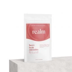 Realm Smoothie Realm Berry Fresh Plant-Based Smoothies Protein