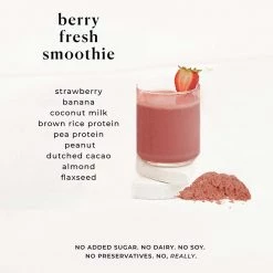 Realm Smoothie Realm Berry Fresh Plant-Based Smoothies Protein