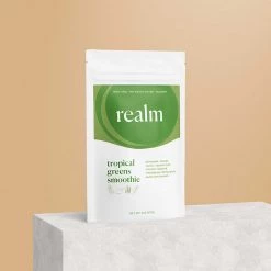 Realm Smoothie Realm Tropical Greens Plant-Based Smoothies
