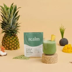 Realm Smoothie Realm Tropical Greens Plant-Based Smoothies