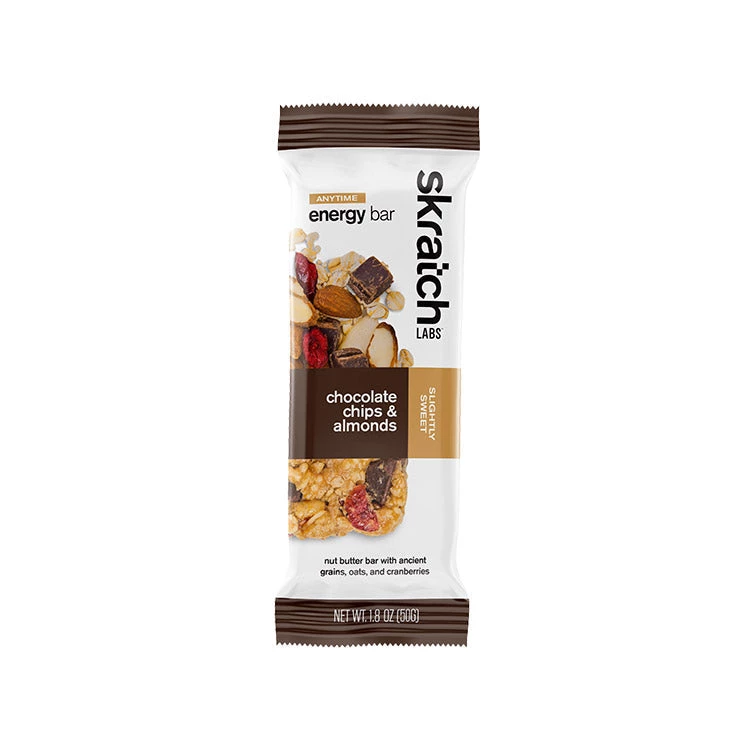 Skratch Labs Almond Chocolate Chip Anytime Energy Bar - 12 Pack Bars 1 Skratch Labs Almond Chocolate Chip Anytime Energy Bar - 12 Pack Bars