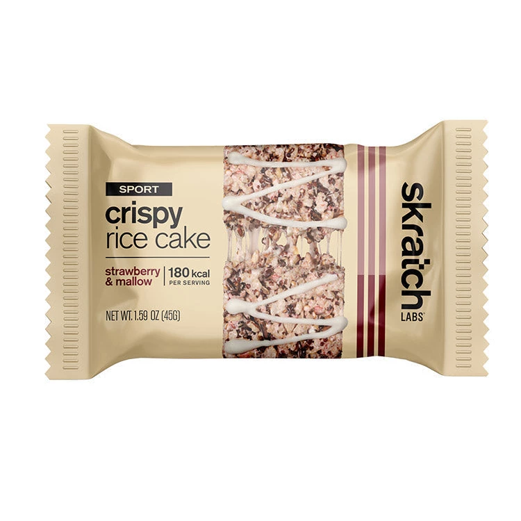 Skratch Labs Strawberries And Mallow Crispy Rice Cake - 8 Pack 1 Skratch Labs Strawberries And Mallow Crispy Rice Cake - 8 Pack
