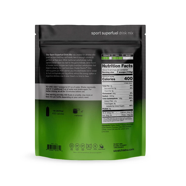 Energy & Endurance Skratch Labs Sport Superfuel Drink Mix 2 Energy & Endurance Skratch Labs Sport Superfuel Drink Mix