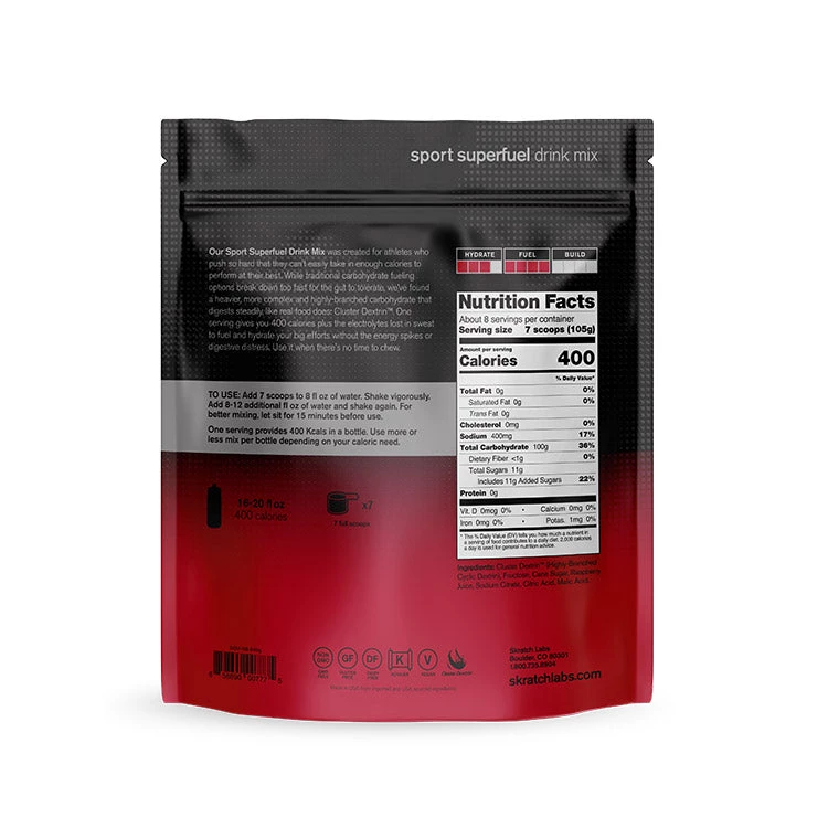 Energy & Endurance Skratch Labs Sport Superfuel Drink Mix 4 Energy & Endurance Skratch Labs Sport Superfuel Drink Mix